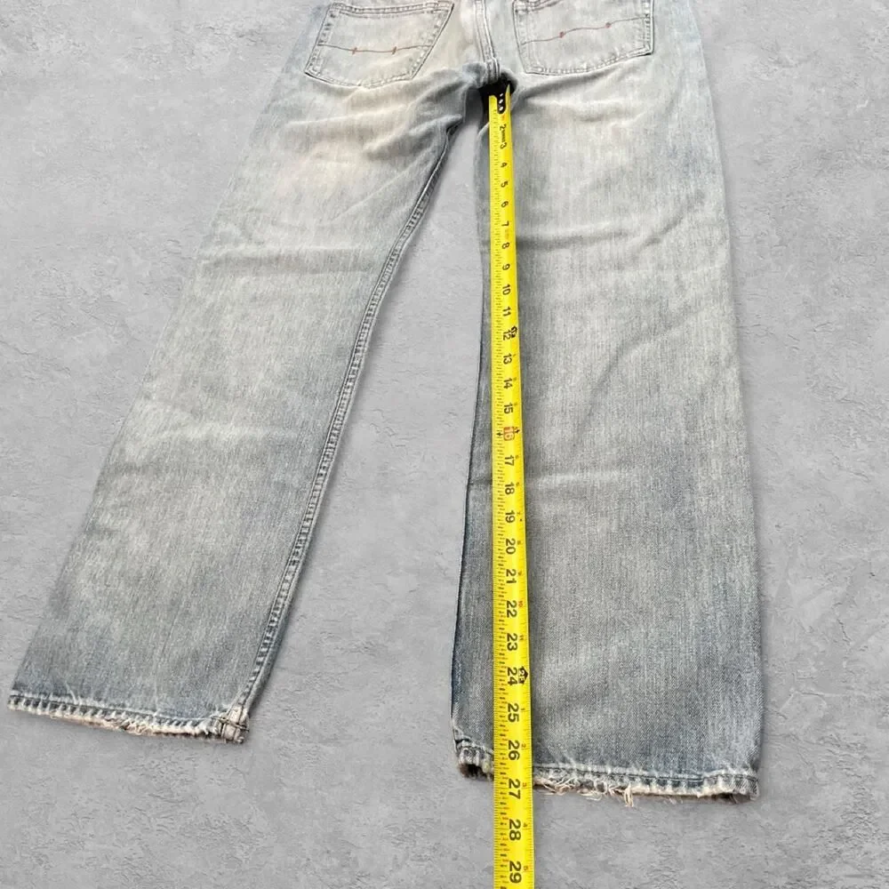 Vintage 90s Y2K Polo Ralph Lauren 15941 Straight Leg Jeans 30x30 Light Wash